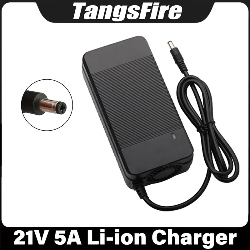 21V 5A Smart Lithium Battery Charger 5Series For 18V Polymer Li-ion Battery Charger EU/US/AU/UK/KR High Quality Accessories